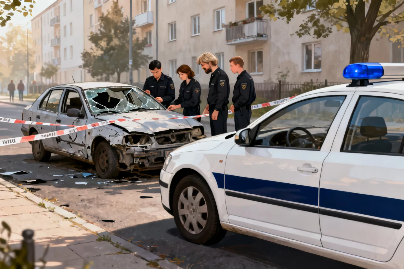 Wizerunek podejrzanego o zniszczenie auta na ul. Krasińskiego w Katowicach