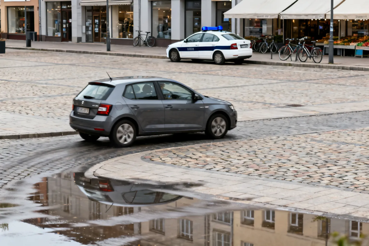 Kierująca Oplem z ponad 1,5‰ wjechała na katowicki Rynek