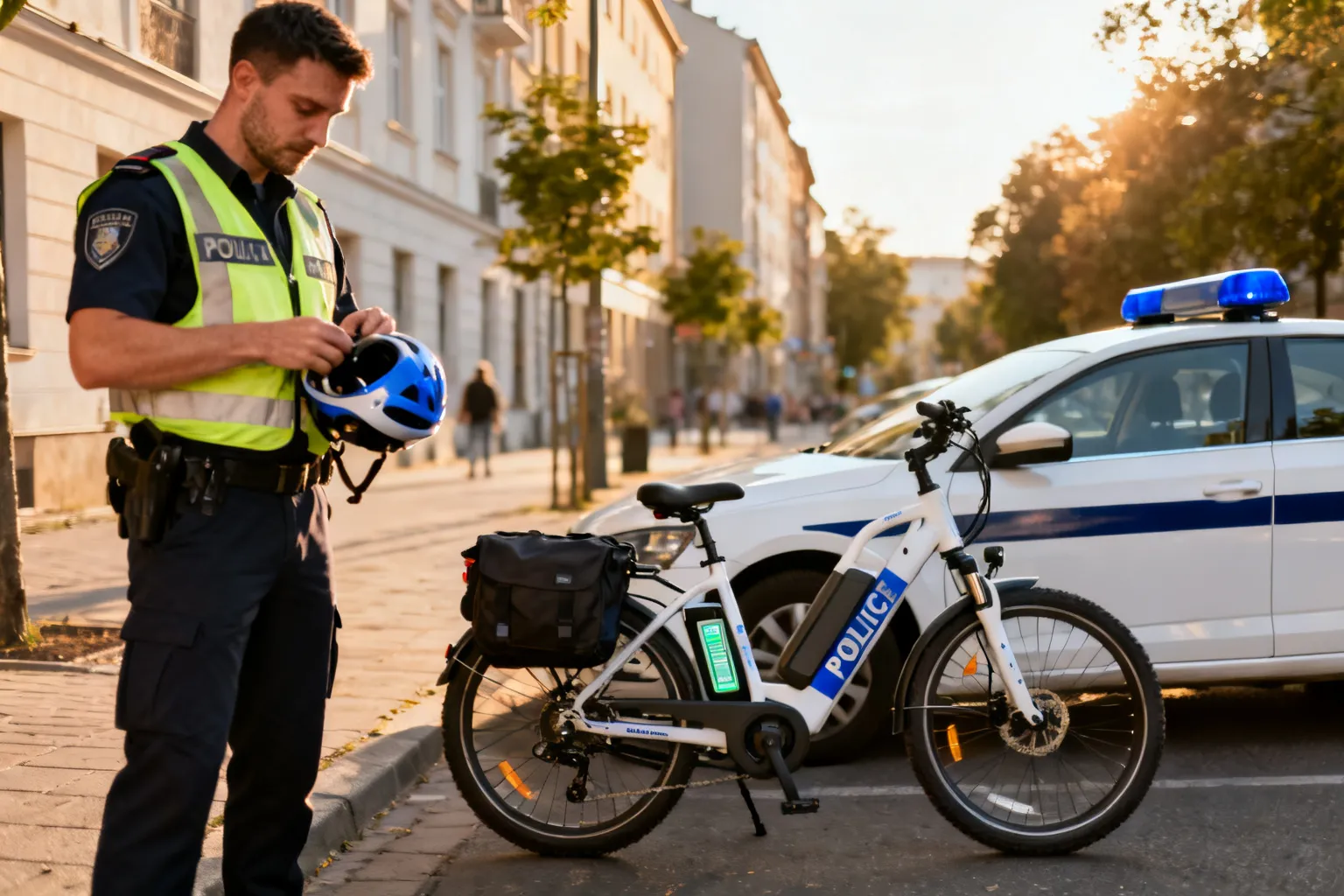 Policja w Katowicach wprowadza elektryczne rowery do patroli