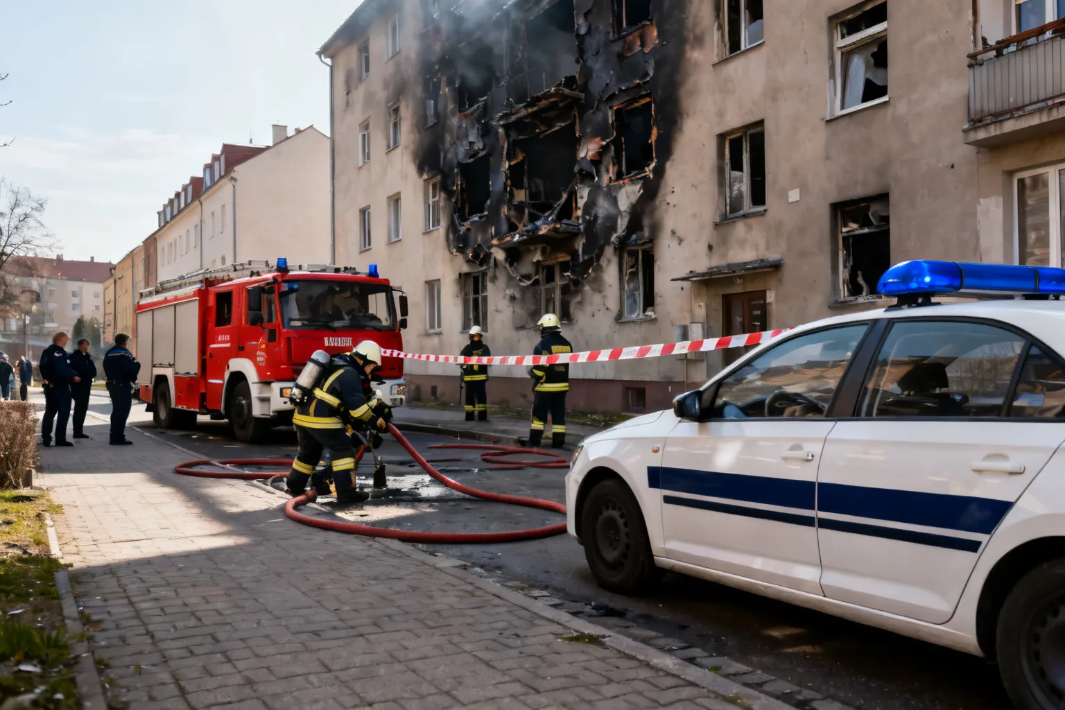 Podpalenie kamienicy ul. Chopina w Katowicach — 27-latek aresztowany