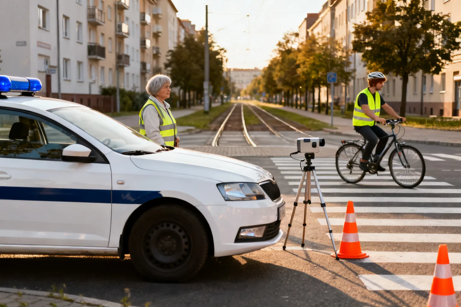 Praktyczna lekcja bezpieczeństwa na drogach Katowic – „Zwolnij, zanim będzie za późno”