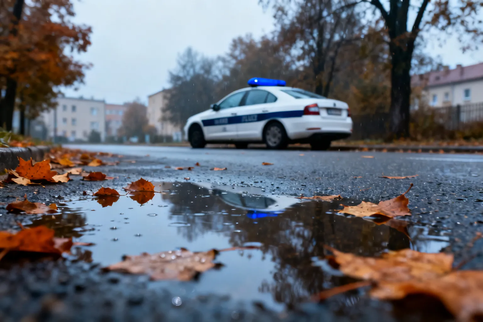 Jesień na drogach — deszcz, mokra nawierzchnia i zwiększona ostrożność