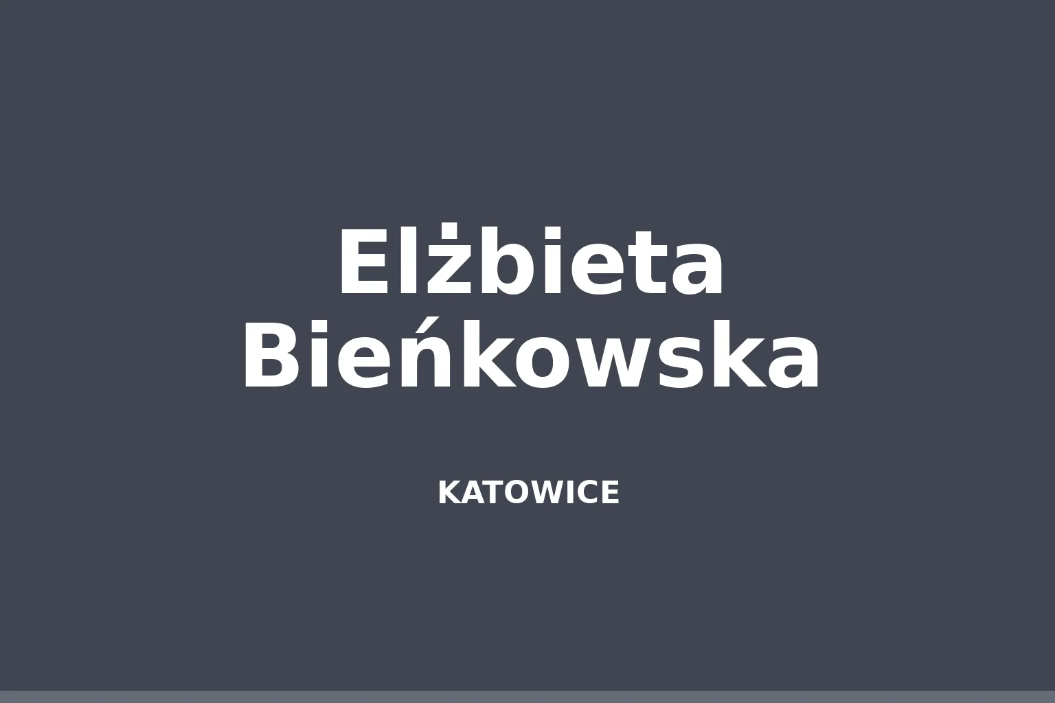 Elżbieta Bieńkowska