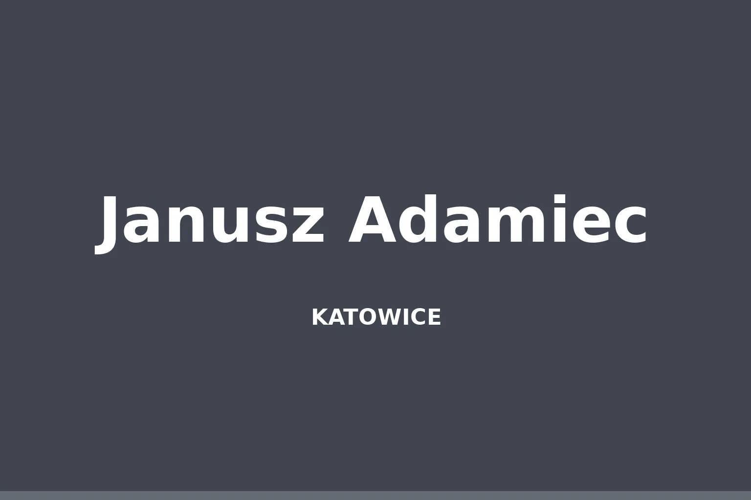 Janusz Adamiec