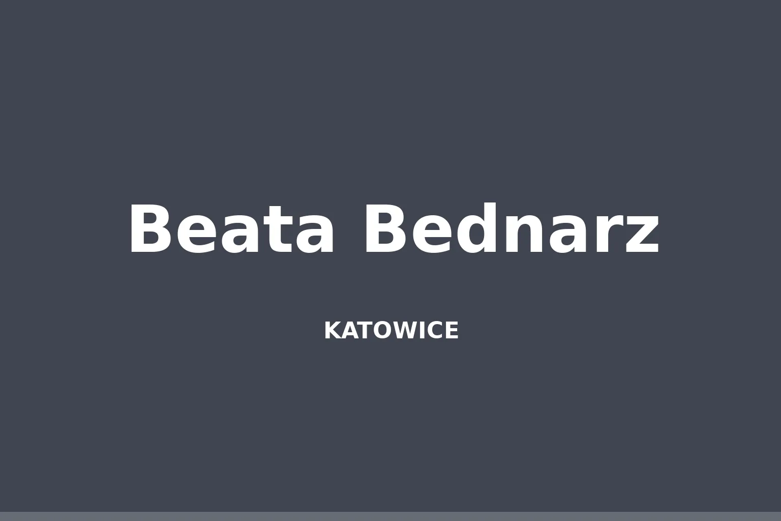 Beata Bednarz