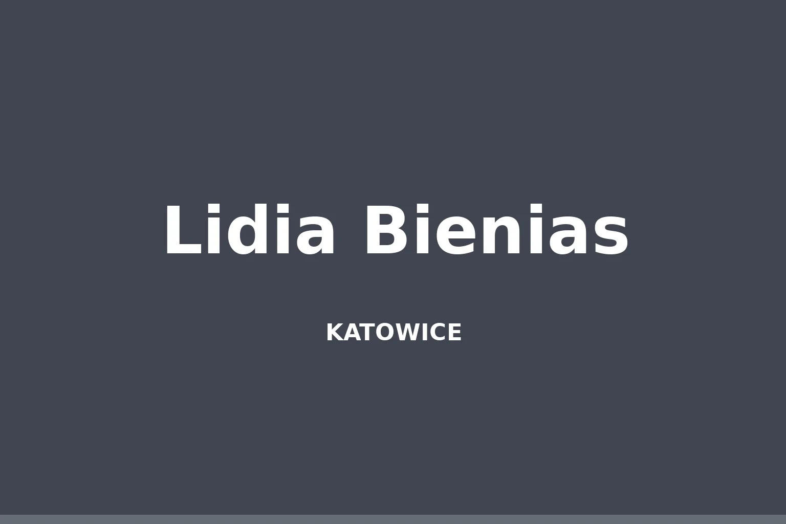 Lidia Bienias