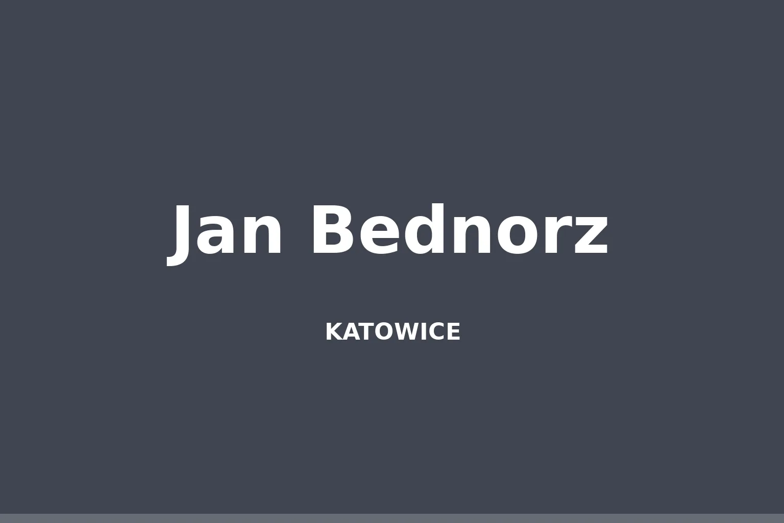 Jan Bednorz