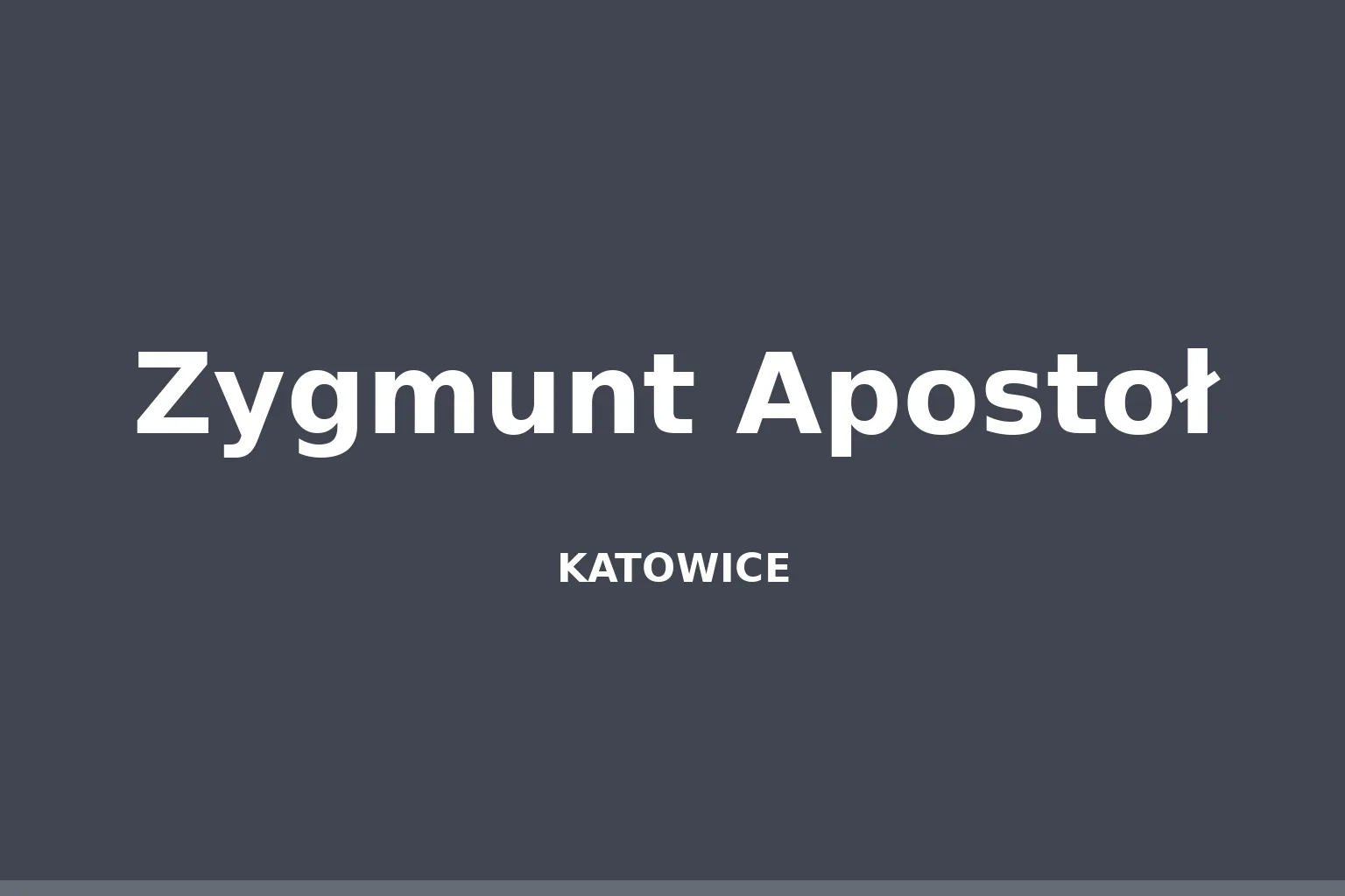 Zygmunt Apostoł